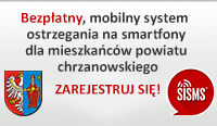 Bezpłatny, mobilny system ostrzegania na smartfony dla mieszkańców powiatu chrzanowskiego